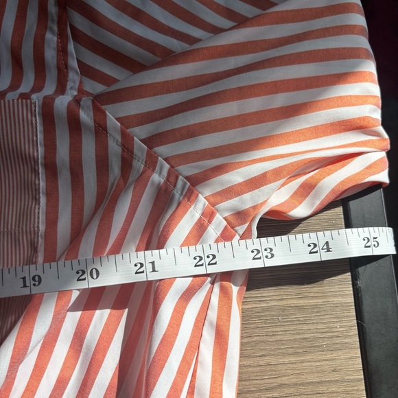 Womens Before You Striped Button Down Shirt - Picture 8 of 8